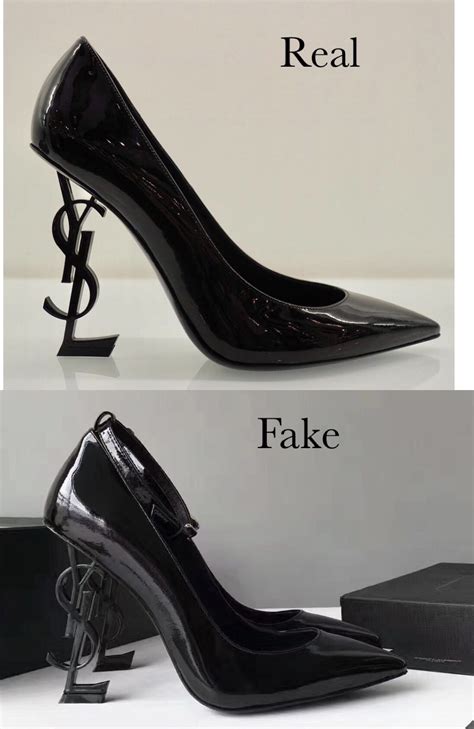 fake replica saint laurent brand shoes|How to Spot Fake YSL Heels .